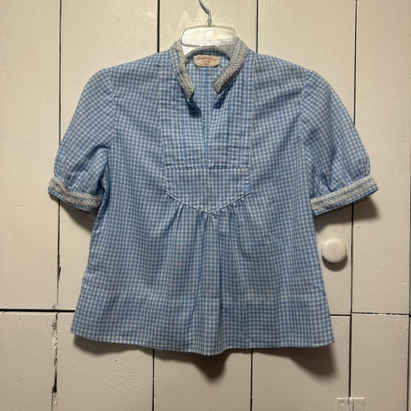 Vintage Handmade Gingham Shirt - Picture 1 of 5